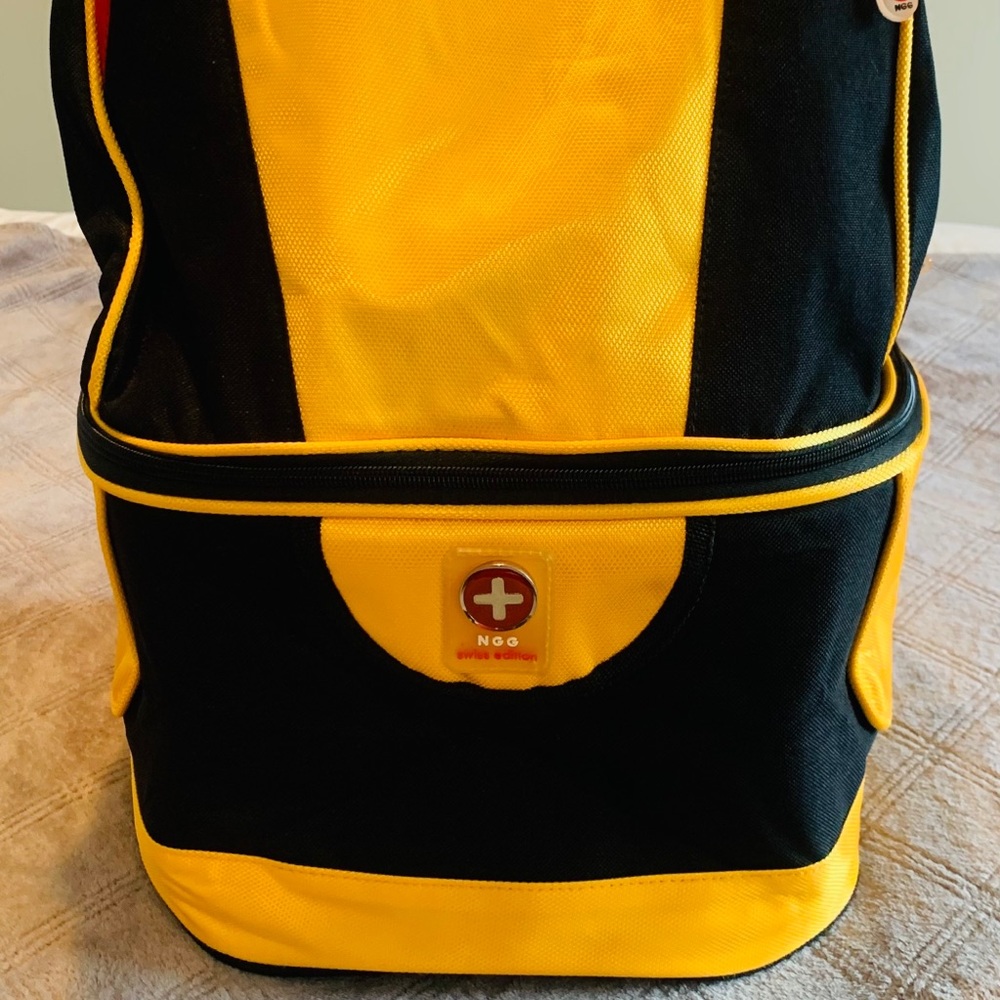 Swiss back pack.